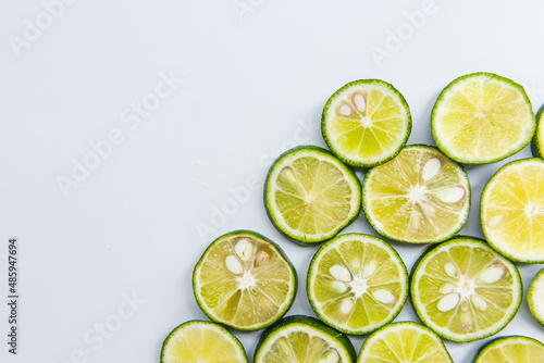sudachi is a lime like fruit that grows in tokushima japan. it is used to flavor fish and other things. the subtle green color looks refreshing and nice. it is sour and is made naturally. 