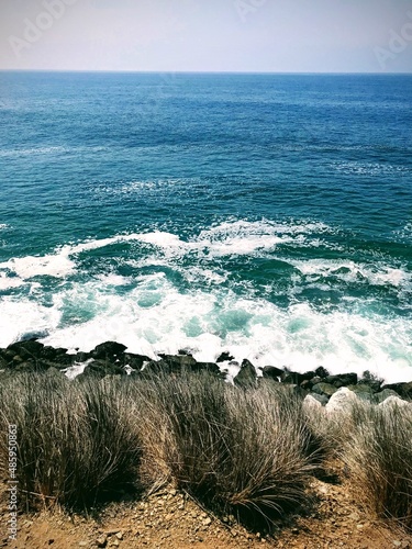 waves and rocks