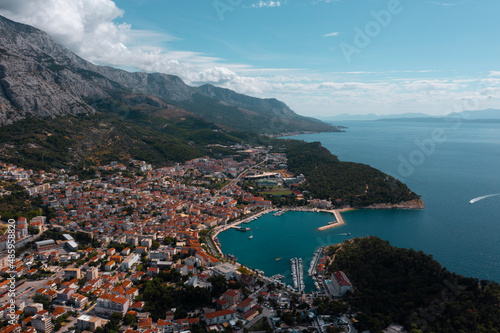 Makarska, Croatia
A southward view of the boat marina. photo