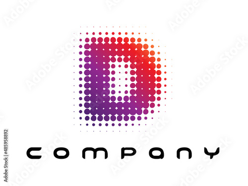 vector letter D logo for company.