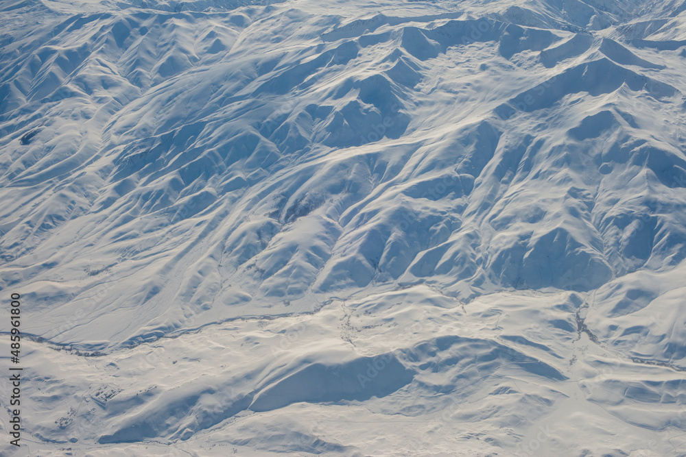 Fototapeta premium snow on the mountains
