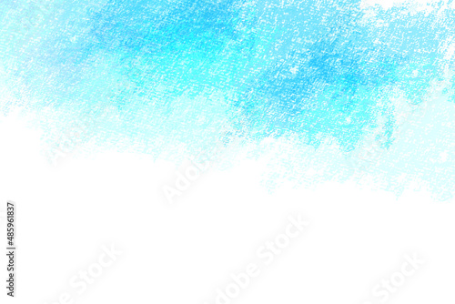 ブルーのオイルパステルで描いた抽象的な背景 