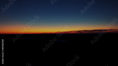 hyper lapse sunset over the mountains