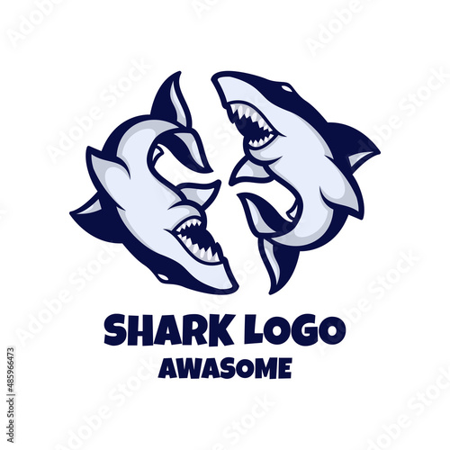 Illustration vector graphic of Shark, good for logo design