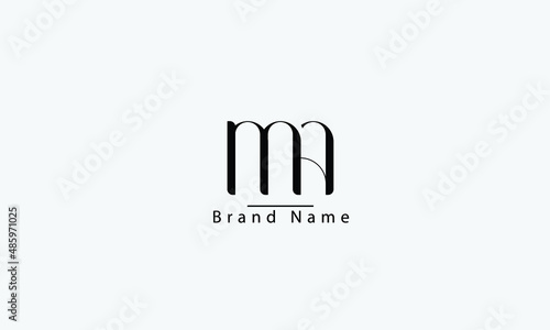 MA AM M A abstract vector logo monogram template