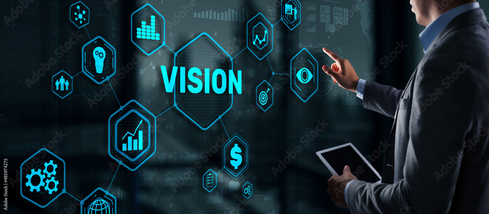 Vision Direction Future Business Inspiration Motivation Concept Vision Direction Future Business Inspiration Motivation Concept