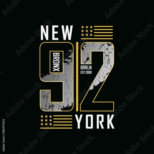 NEWYORK illustration typography. perfect for t shirt design