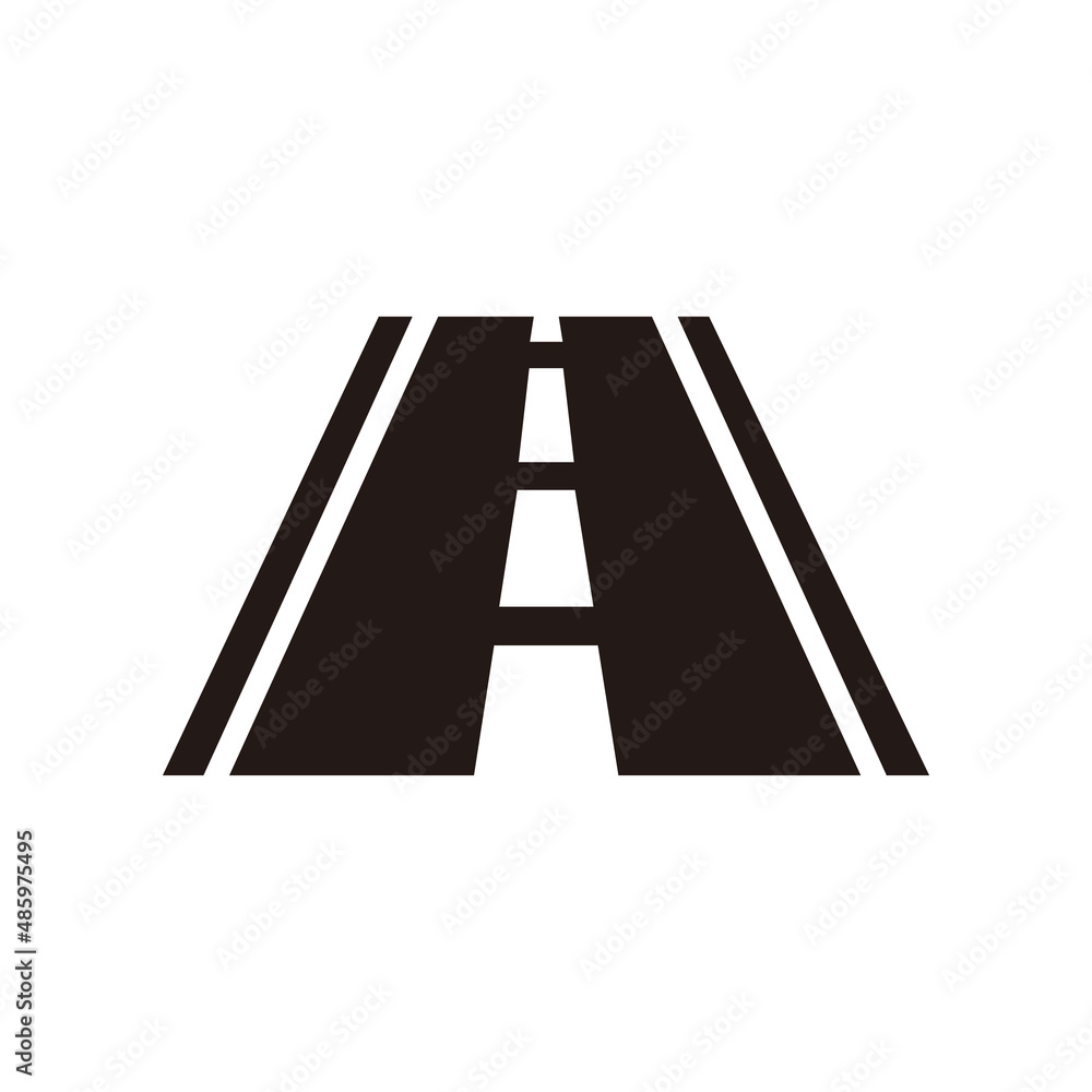 road icon vector illustration sign road icon vector illustration sign