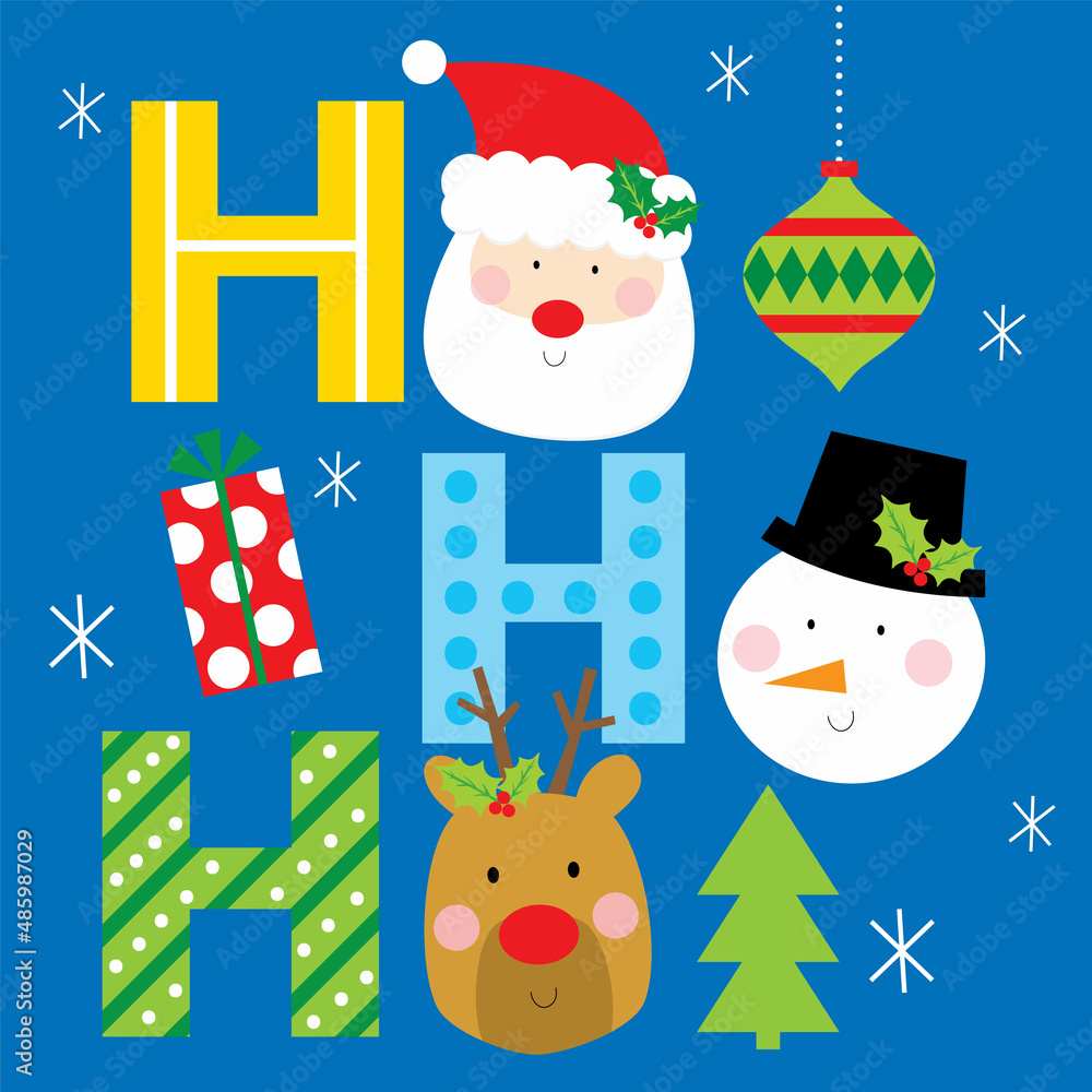christmas greeting card with christmas icon design christmas greeting card with christmas icon design