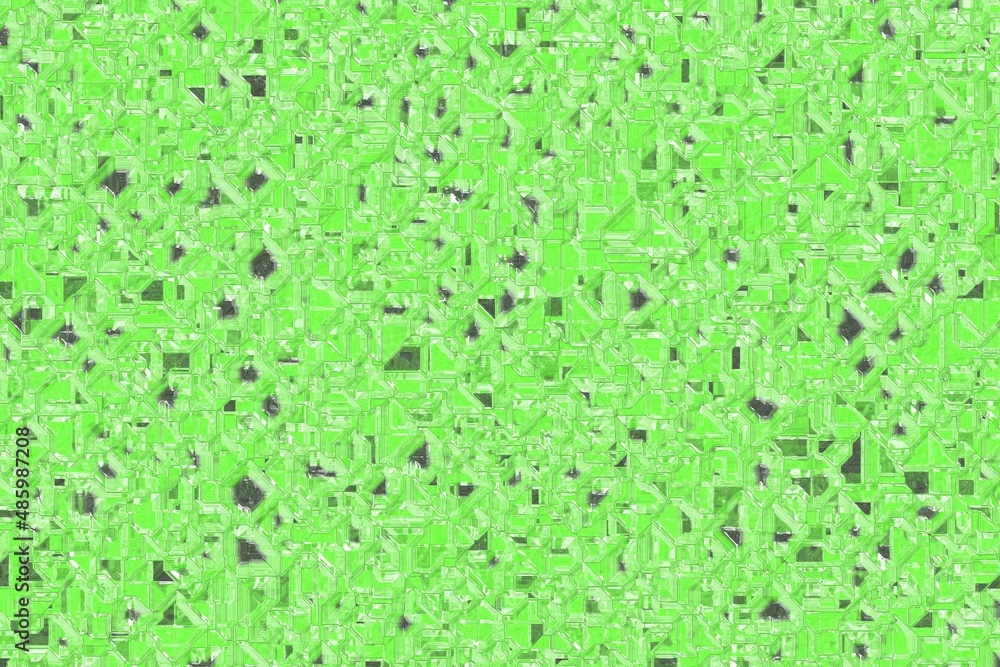 nice green computer crystal pattern computer art backdrop illustration nice green computer crystal pattern computer art backdrop illustration