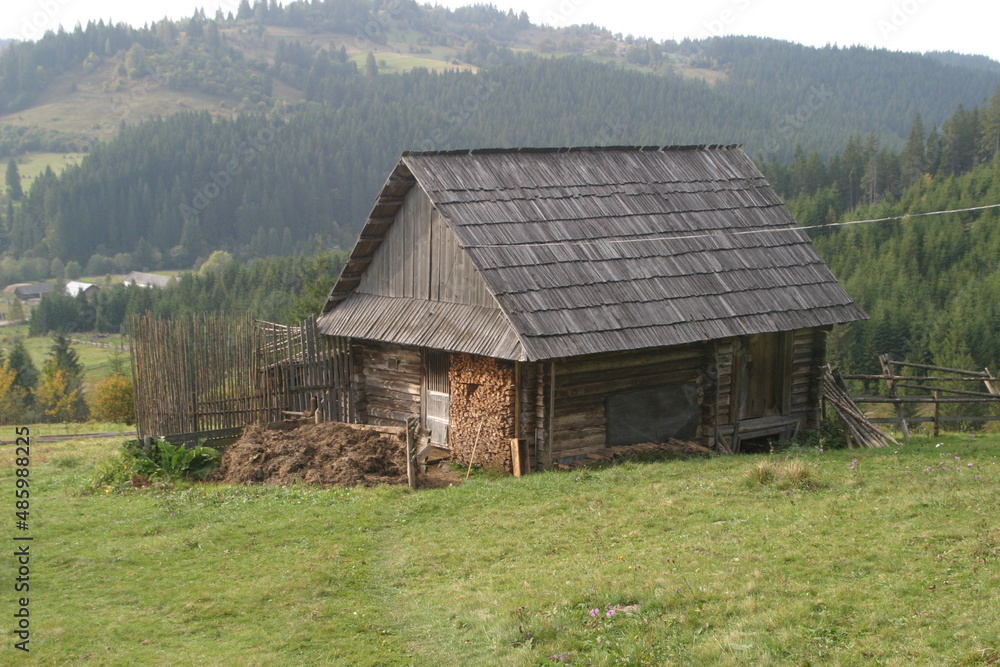 old house in the mountains