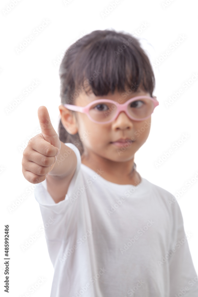 Thumbs up girl excellent Thumbs up girl excellent