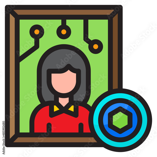 nft color line style icon