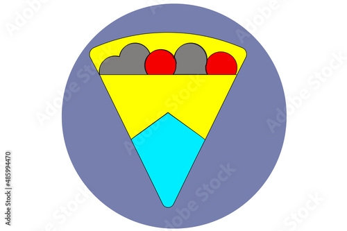 Pop Con Isolated Vector Illustration which can be easily Download