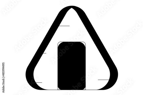 Square Sandwich Isolated Vector Illustration which can be easily Download