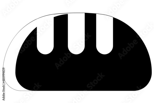 Bread Isolated Vector Illustration which can be easily Download