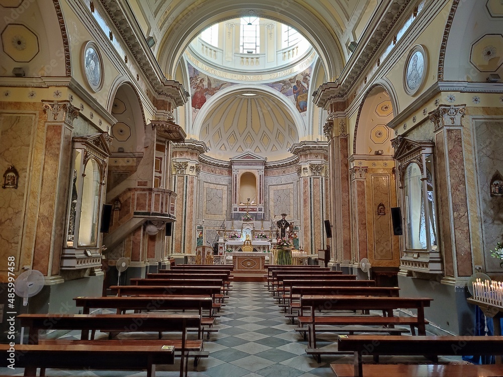 Procida - Interno della Chiesa di San Leonardo