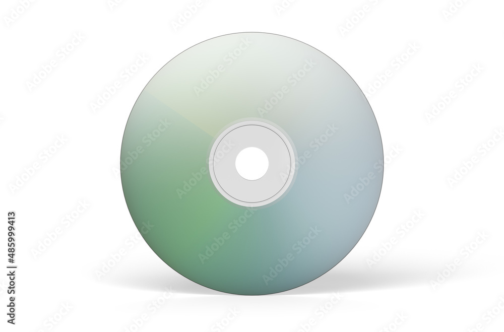 Compact disc isolated on white background Compact disc isolated on white background