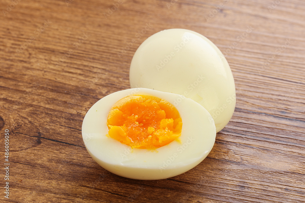 Boiled chicken egg for breakfast Boiled chicken egg for breakfast