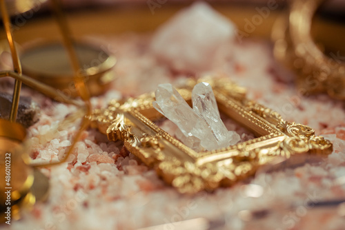 Raw crystal photography - Spiritual Clear Quartz Gemstone
