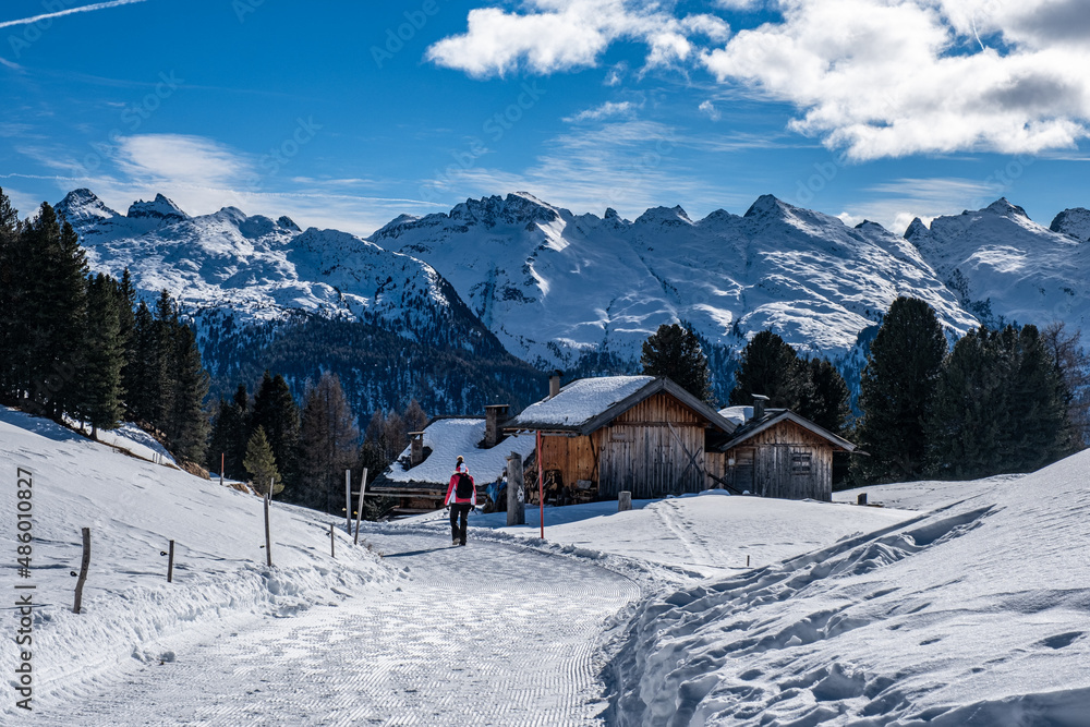 Trentino, paesaggio invernale
