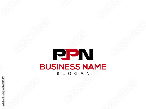 Creative Letter PPN Logo Design, Abstract Initial Monogram Pp Logo Icon Design photo