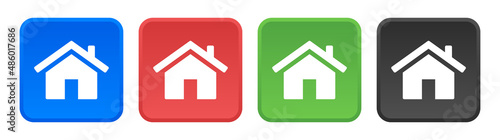 Home icon. Homepage icon vector illustration.