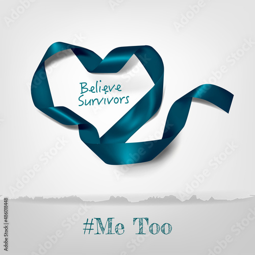 Sexual Assault Awareness Month-April concept with ribbon