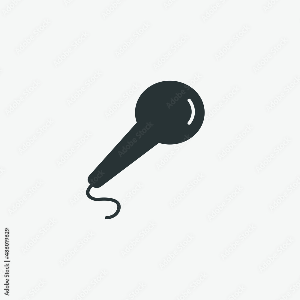 microphone, voice, karaoke, music, sound isolated icon vector microphone, voice, karaoke, music, sound isolated icon vector