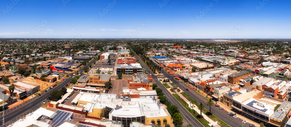 Fototapeta premium D Mildura Avenue downtown pan