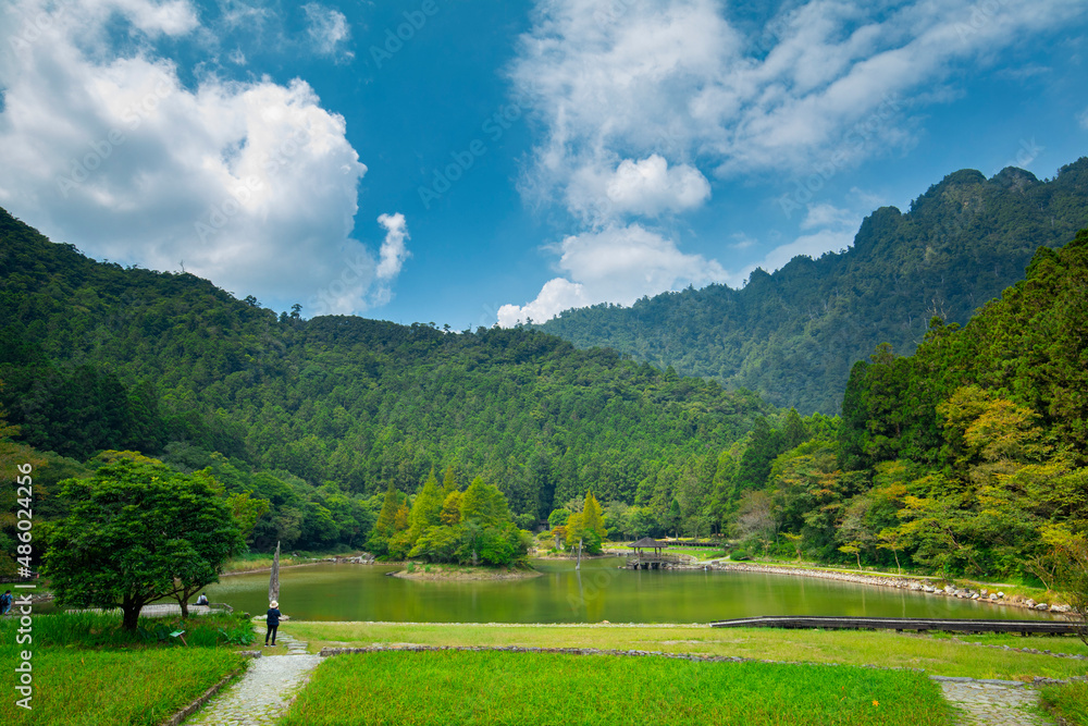 Taiwan, Yilan County, forest, mountain lake, Mingchi, famous, tourist attraction