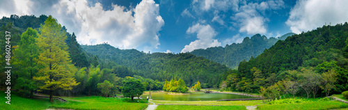 Taiwan, Yilan County, forest, mountain lake, Mingchi, famous, tourist attraction photo