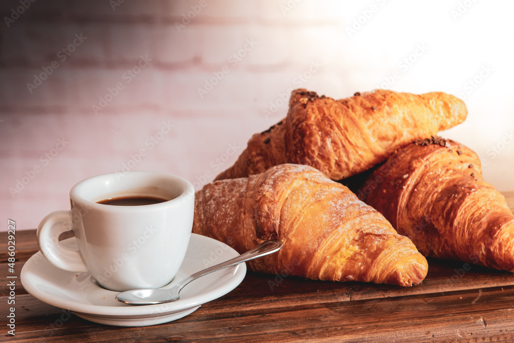 Caffe espresso e Croissant Caffe espresso e Croissant