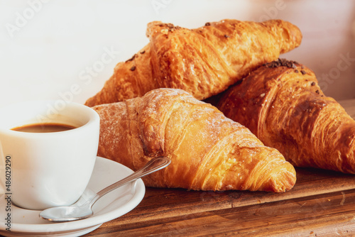 Caffe espresso e Croissant