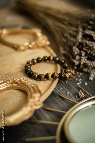 Healing gemstone jewellery - Tiger's Eye crystal