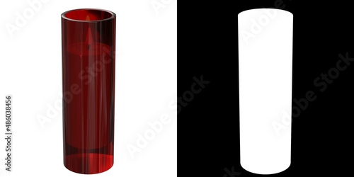 Fotografía 3D rendering illustration of a votive candle