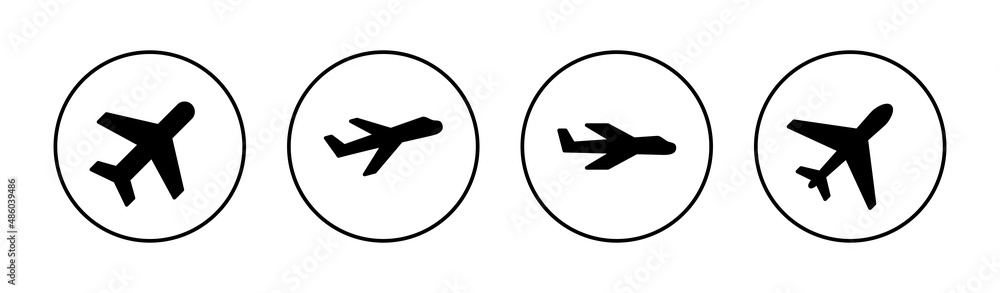 Plane icons set. Airplane sign and symbol. Flight transport symbol. Travel sign. aeroplane Plane icons set. Airplane sign and symbol. Flight transport symbol. Travel sign. aeroplane