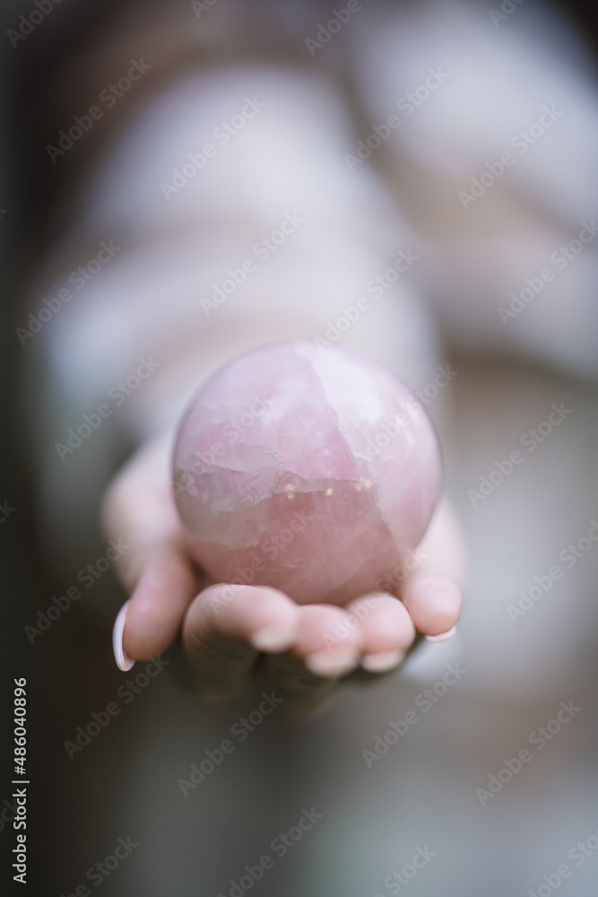 Gemstone photography - Rose Quartz Crystal Gemstone photography - Rose Quartz Crystal