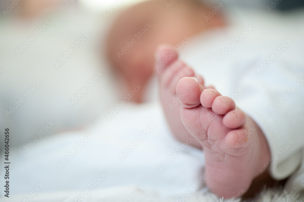 Newborn baby in first week of his life Newborn baby in first week of his life