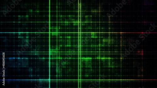 Digital grid loop background material
