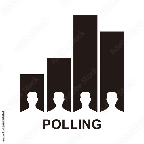 polling icon vector illustration sign