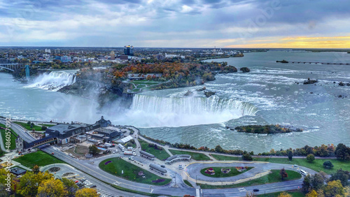 Niagara Falls , bird view, canada