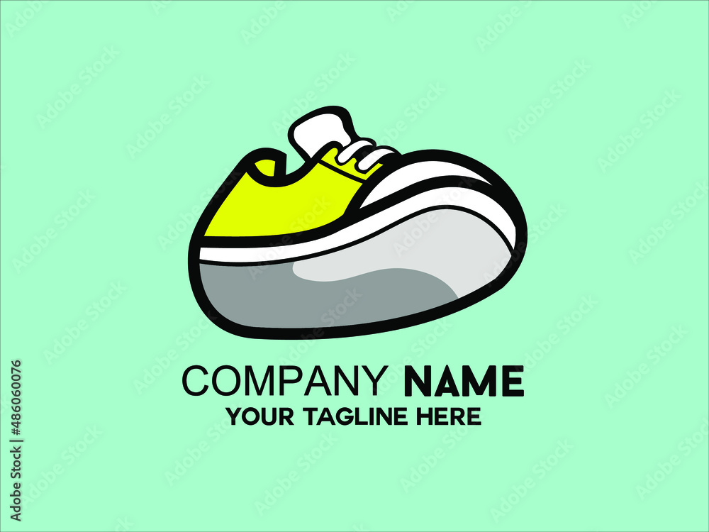 cool shoes icon logo vector