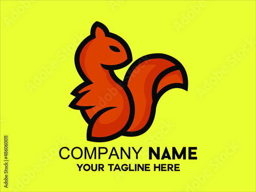 squirrel animal logo