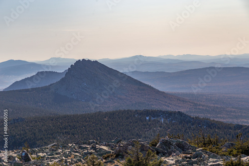 Obraz na plátně Beautiful view from Kruglitsa mountain