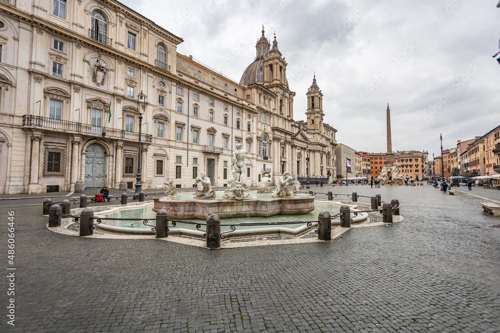 Piazza Navona in Rome. travel. Italy