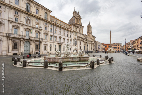 Piazza Navona in Rome. travel. Italy