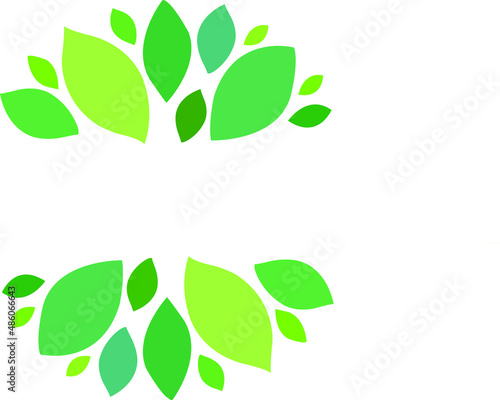 green leaves background