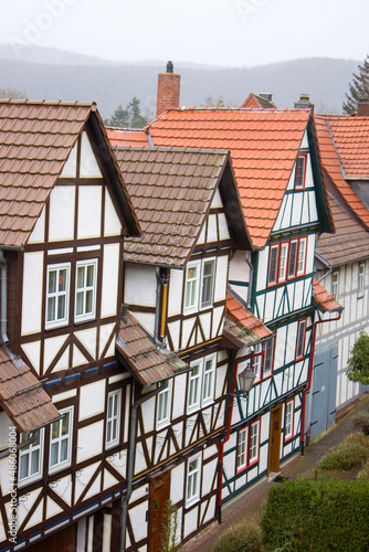 picturesque houses in Bad Sooden Allendorf in the Werra Valley in Germany