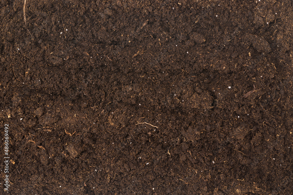 Soil for plant isolated on white background. Soil for plant isolated on white background.